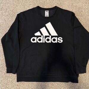 Adidas Men's Crewneck Sweater in Black and White